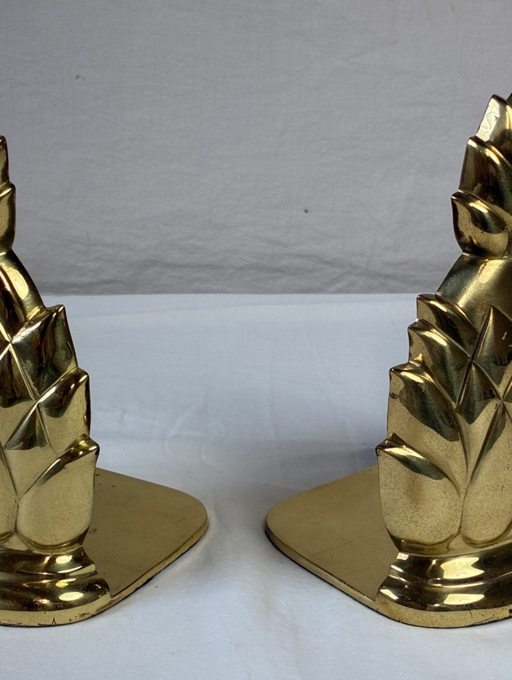 Vintage Brass Pineapple Bookends pair